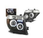 PHARES POUR NISSAN NAVARA D40 PATHFINDER 05-10 LED ANGEL EYE, Autos : Pièces & Accessoires, Verzenden