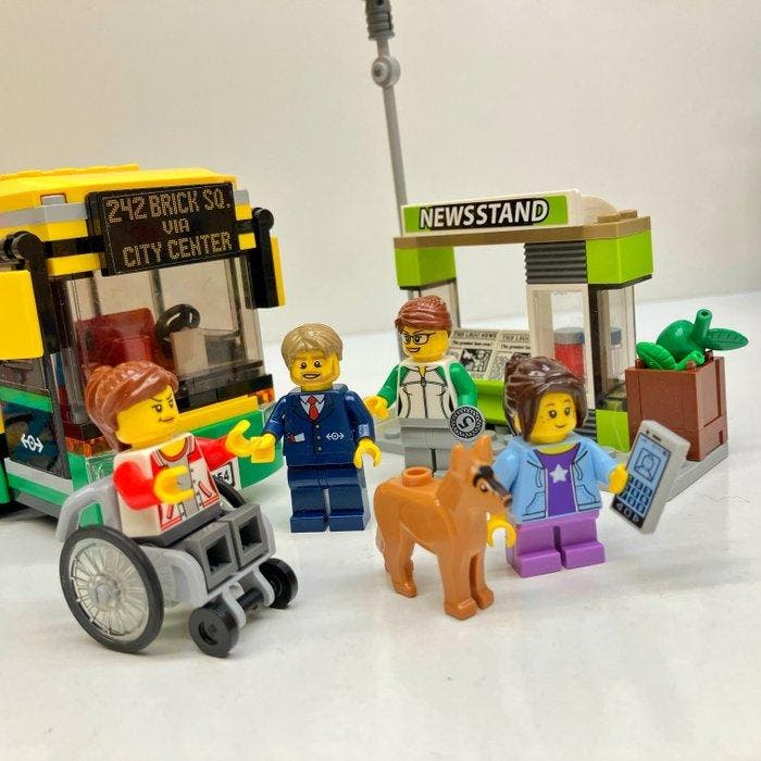 Lego Set - 60154 - City - 60154 Bus Station, Kinderen en Baby's, Speelgoed | Duplo en Lego