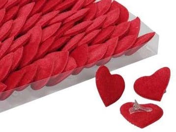 Hartjes met clip doos 72 stuks, Hobby & Loisirs créatifs