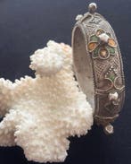 Berberarmband - Zilver, geglazuurd - Marokko - Begin 20e