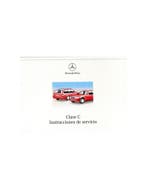 1999 MERCEDES BENZ C KLASSE INSTRUCTIEBOEKJE SPAANS