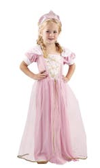 Prinsessenjurk Kind Roze Deluxe 3/4 jaar, Kinderen en Baby's, Verzenden, Nieuw