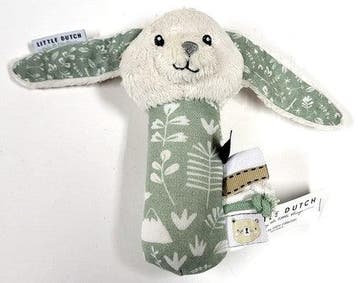 Tiamo Little Dutch rammelaar konijn met belletje, Verzenden, Nieuw