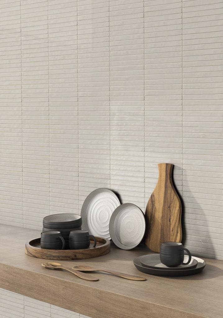 Wandtegel Cifre Kromo Beige Glans Mozaiektegel 35x35, Doe-het-zelf en Bouw, Tegels, 20 tot 40 cm, 20 tot 40 cm, 10 m² of meer