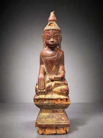 Buddha - 17th -18th century - sculptuur - Myanmar/Birma