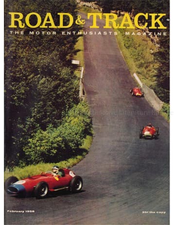 1958 ROAD AND TRACK MAGAZINE FEBRUARI ENGELS, Ophalen of Verzenden, Nieuw