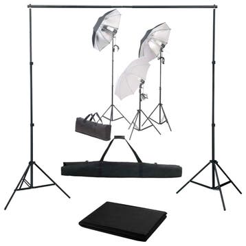 vidaXL Fotostudioset met verlichtingsset en achtergrond, Verzenden