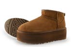 Ugg Enkellaarzen in maat 40 Cognac, Overige kleuren, Verzenden, Lage of Enkellaarzen, Zo goed als nieuw