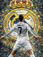 Canvas Fit - Alberto Ricardo - Cristiano Ronaldo – El Eterno, Nieuw