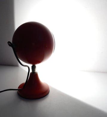 Lampe de table - Design vintage des années 1960 - Aluminium