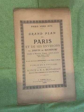 AA.VV. - Paris vers 1675 - Plan Monumental de Paris au XVII, Boeken, Nieuw
