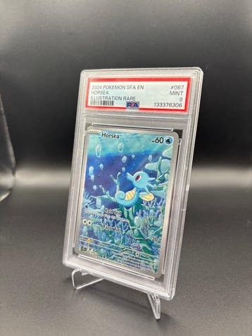 Pokémon - 1 Graded card - Horsea 067 Full art - PSA 9 -