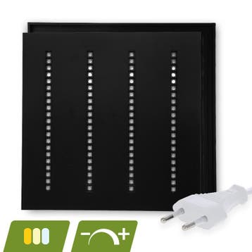 LOUVRE LED PANEEL | NOVA ZWART | 60X60CM | 30W | DIMBAAR |, Verzenden