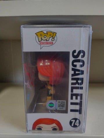 Funko - Funko Pop - Scarlett #74 G.I.Joe Signed by Elizabeth