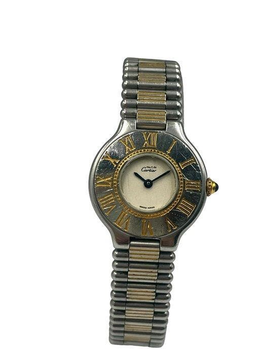 Cartier - Must de Cartier 21 - 9010 - Dames - 1990-1999, Handtassen en Accessoires, Horloges | Heren