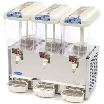 Gekoelde Drankendispenser | Wit/RVS | 3x 18L | +7°C/+12°C |, Verzenden, Nieuw in verpakking