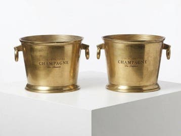 Porte-bouteilles - Laiton - Italie - Cuvée de Prestige Du