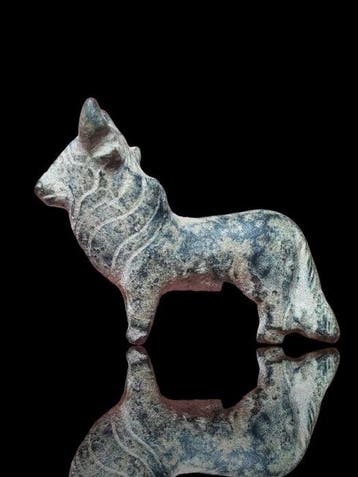 Oud-Romeins Brons Rare Legion Bull Figure (Zonder