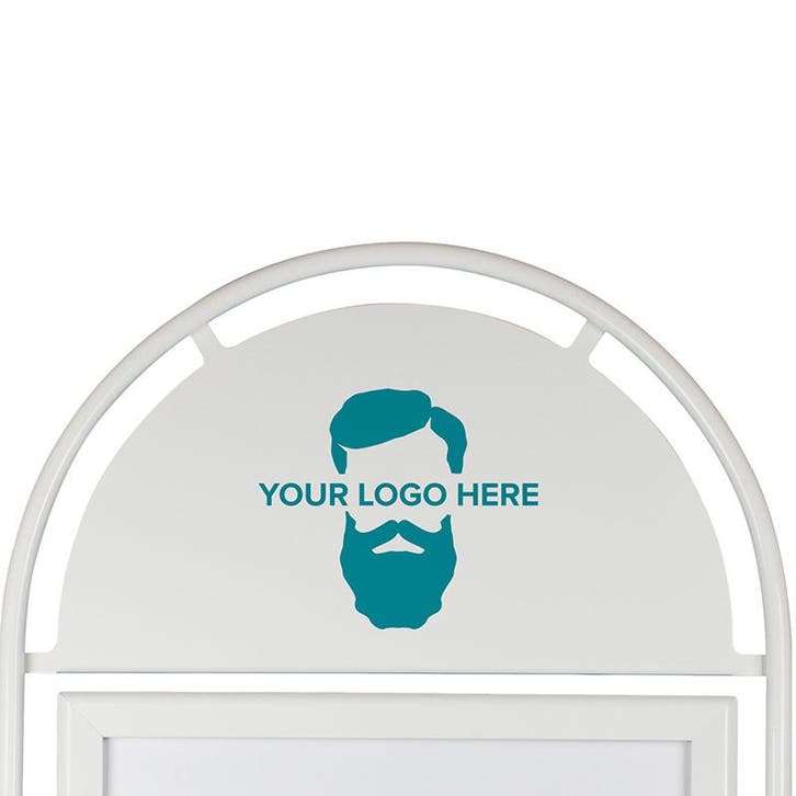 Bedrukt Topbord Round Tube A1 - White, Articles professionnels, Articles professionnels Autre, Envoi