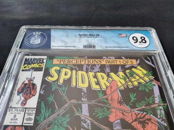Spider-Man (Vol. 1) #8 - EGC 9.8 - Perceptions, part 1 - 1, Livres, BD | Comics