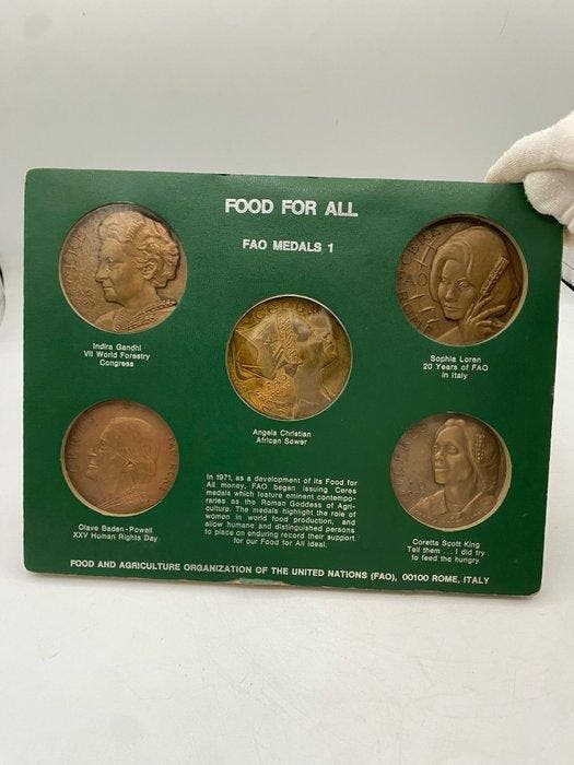 Penning - FAO Medals 1, Postzegels en Munten, Munten | Europa | Niet-Euromunten