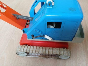 Gama - Speelgoed voertuig Graafkraan met grijper - 1960-1970