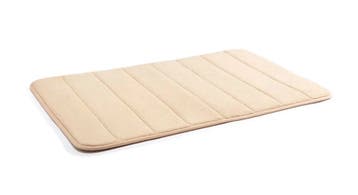 2dekans | Zachte, anti-slip memory foam badmat - Beige, Maison & Meubles, Ophalen of Verzenden