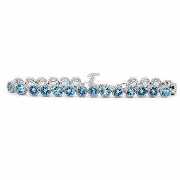 Zonder minimumprijs - Armband Verguld Topaas - 18k goud