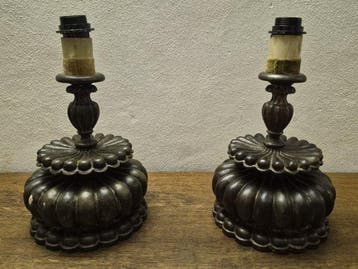 Tafellamp (2) - Verguld hout