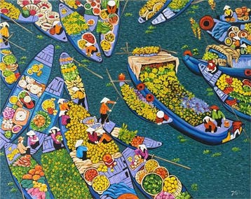 Hoàng Vn Hp (1983) - Le marché flottant de Cai Rang 80