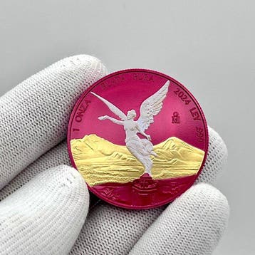 Mexico. 1 Onza 2024 Libertad “Space Pink Opal” – 1 oz Silver