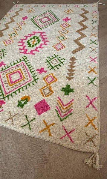 Handmade - moroccan - Berber - Tapijt - 215 cm - 150 cm -, Nieuw