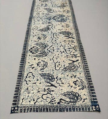 Javaanse Selendang - Batik - Indonesië (Zonder minimumprijs), Antiek en Kunst