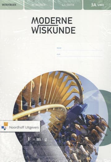 3A vwo wiskunde / Moderne Wiskunde / Werkboek 9789001883218, Verzenden