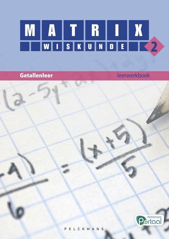Matrix Wiskunde 2 Getallenleer Leerwerkboek (incl. Vademecum, Boeken, Overige Boeken, Gelezen, Verzenden