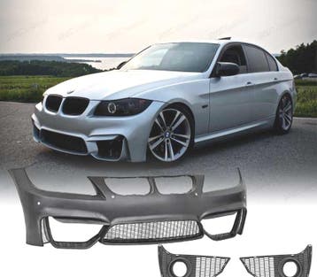 PARE CHOCS FRONTAL BMW E90 E91 SÉRIE 3 05-08 LOOK M4 PDC GRI, Verzenden, Nieuw