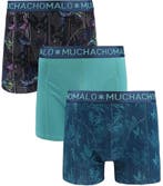 Muchachomalo Boxershorts 3-Pack Flamingo maat L Heren, Verzenden, Groen, Muchachomalo, Boxer