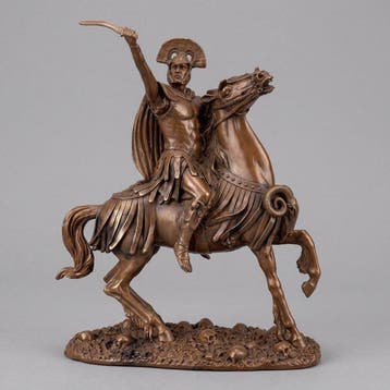 sculptuur, Kamiko bronzen beeld van een Romeinse centurion
