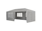 Veiling - Partytent met zijwanden - 3x6M - Donkergrijs, Tuin en Terras, Nieuw