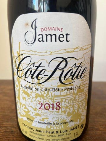 2018 Domaine Jamet - Côte Rotie - 1 Magnum (1,5 L)