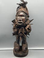 Statuette Kongo - Beeld - standbeeld Congo - Nkondi - Congo, Antiek en Kunst