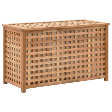 vidaXL Wasmand 77,5x37,5x46,5 cm massief walnoothout, Verzenden
