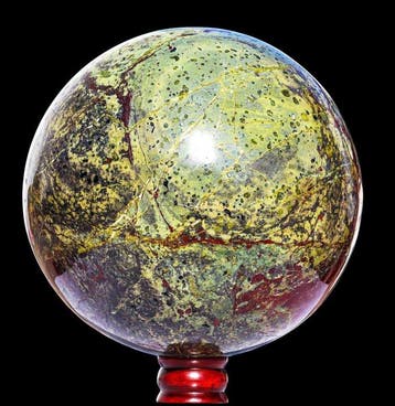 26 cm / 28,9 kg Monumentale Drakenbloedsteen Genezende bal -