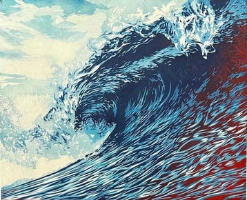 Shepard Fairey (OBEY) - Shepard Fairey Obey - Wave of