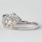Bague déternité - 14 carats Or blanc - 0.87ct. tw. Diamant, Bijoux, Sacs & Beauté