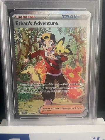 Pokémon - 1 Graded card - Ethans Adventure 236 - PSA 10 -