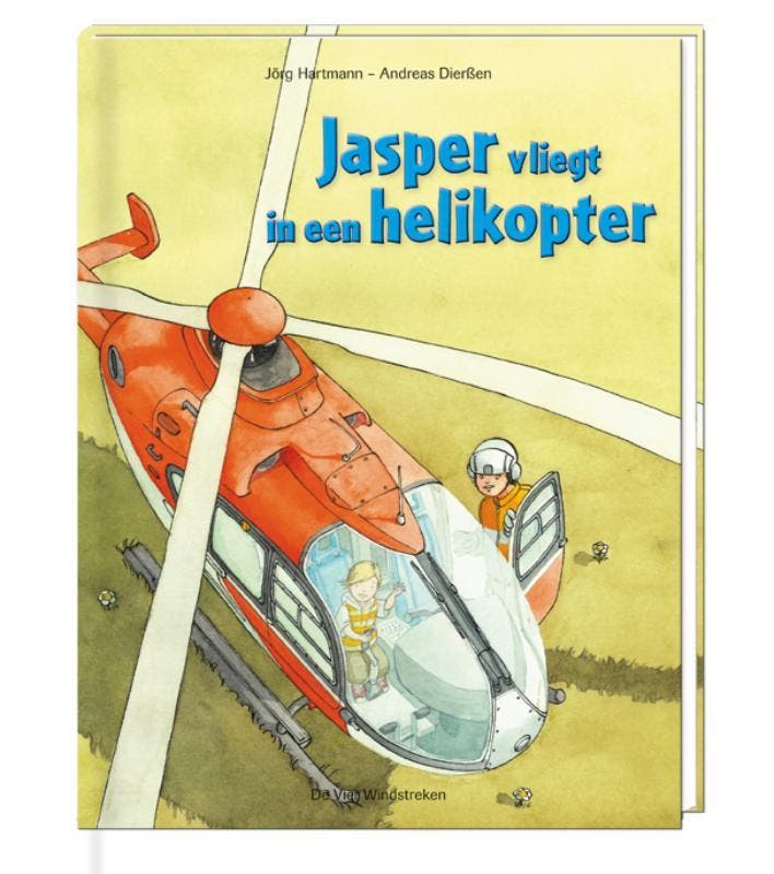 Jasper vliegt in een helikopter / Een Vier Windstreken, Boeken, Kinderboeken | Kleuters, Gelezen, Verzenden