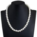 Fako Bijoux - Parelketting - 10mm - Glaskralen - Parelmoer -, Handtassen en Accessoires, Kettingen, Verzenden, Nieuw