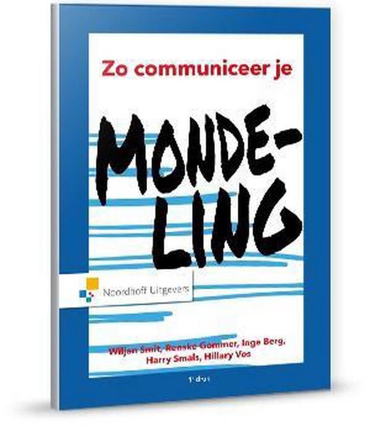 Zo communiceer je mondeling / Vast Boek / Noordhoff, Livres, Économie, Management & Marketing, Envoi