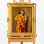Carl Fey (1867-1939) - Portret van een rokende vrouw